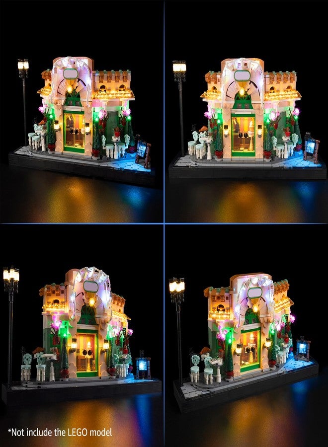 BrickSoul LED Light Up Kit Compatible with Lego French Café Paris 10362 Building Set, Upgrade Design Lighting Accessories for Lego Fans, Not Included 10362 Model - Image 2